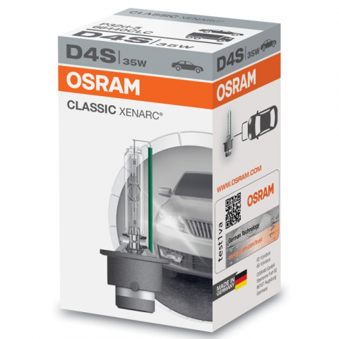 Bec auto Xenon pentru far OSRAM D4S XENARC Classic, 35W,1 Buc [1]