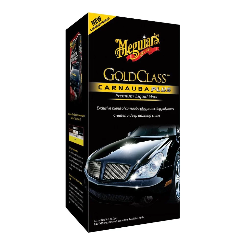 Detailing si Cosmetica exterior - Meguiar’s G7016 – Gold Class Carnauba Plus Liquid Wax,473ml