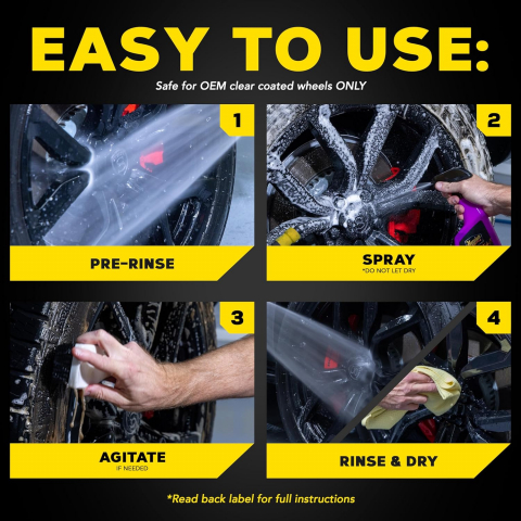 Meguiar's G9524 Hot Rims Wheel & Tire Cleaner. [2]