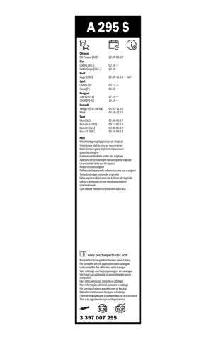 Bosch Aerotwin A295S – Set de ștergătoare Peugeot 208 & 2008,Corsa F [3]