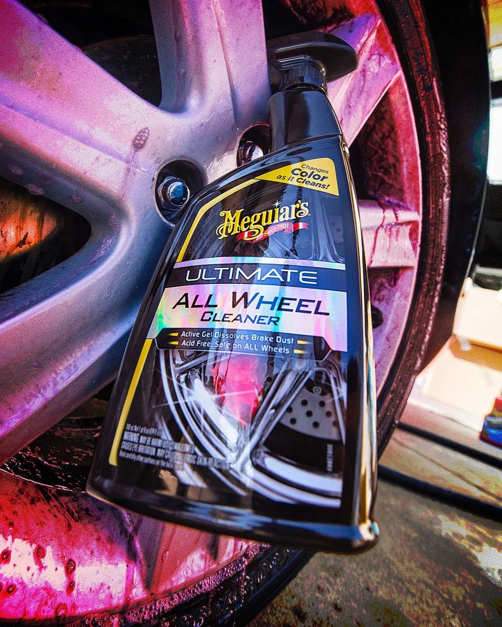 Solutie curatare jante Meguiar's All Wheel Cleaner,710ml [4]