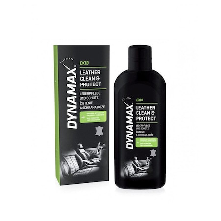 Detailing si Cosmetica interior - Solutie Curatare Piele Dynamax Leather Clean and Protect, 500ml