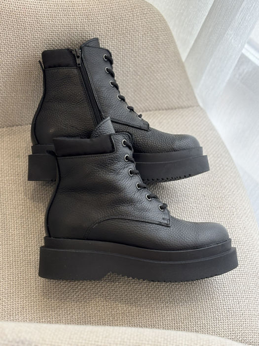 Bocanc scurt din piele naturală – Made in Romania [6]