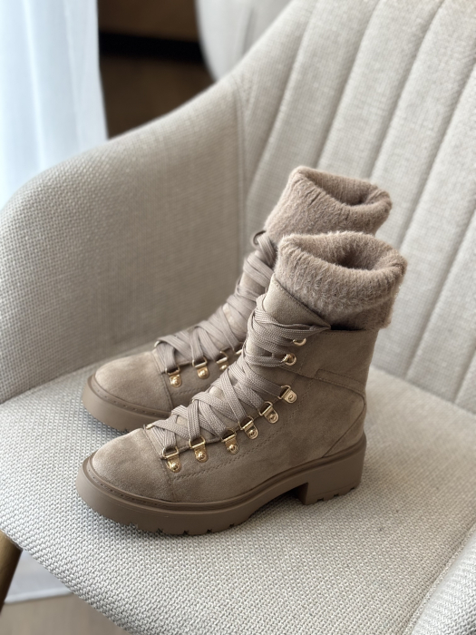 Ghete bej cu detalii aurii [1]