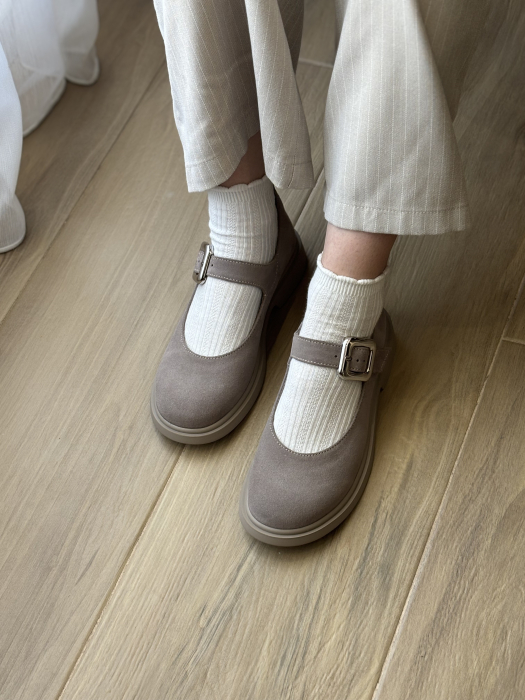 PREMIUM Pantofi piele naturală - cu bareta [3]