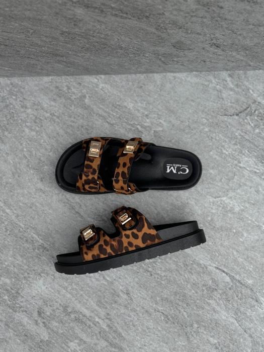 Papuci animal print - cu scai [4]