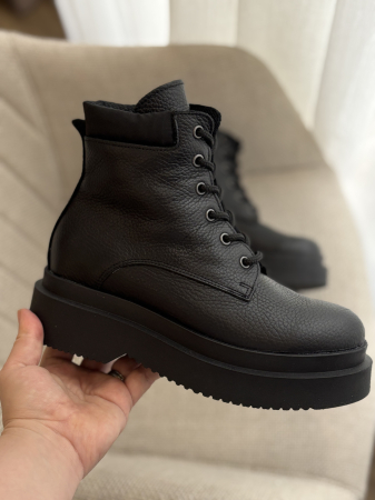 Bocanc scurt din piele naturală – Made in Romania [7]