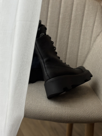 Bocanci cu talpă înaltă din piele naturală – Made in Romania [1]