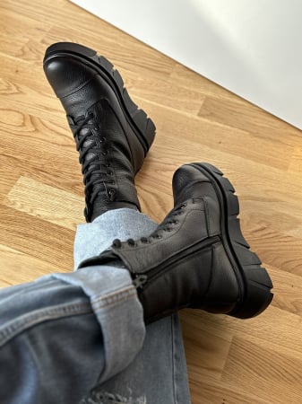 Încălțăminte - Bocanci din piele naturală – Made in Romania