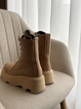 Bocanci bej din piele naturală – fabricați în România [4]