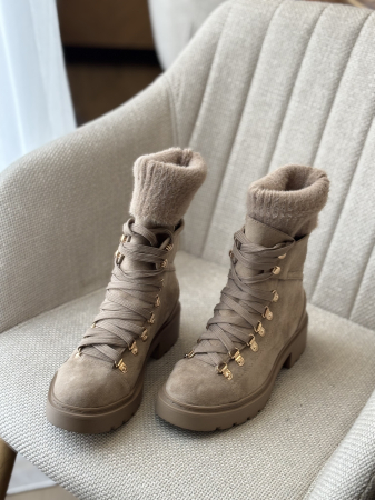 Ghete bej cu detalii aurii [2]