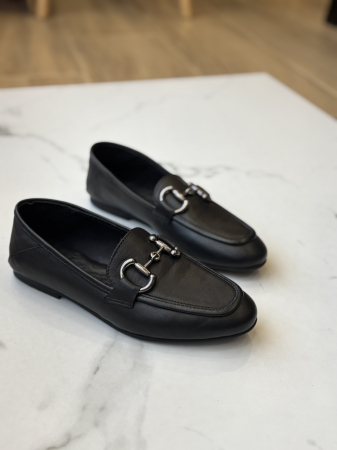 Încălțăminte - Loafers piele naturală - negru