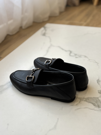 Loafers piele naturală - negru [3]