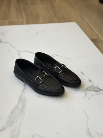 Loafers piele naturală - negru [2]