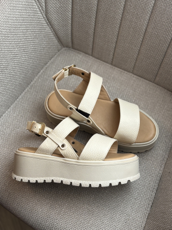 Încălțăminte - Sandale piele naturală - bej