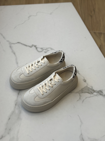 Sneakers piele naturală - bej [3]