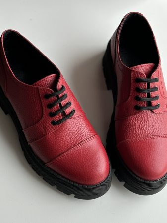 Încălțăminte - Pantofi Alma - roșu