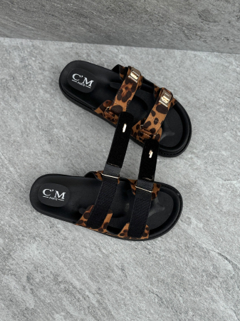 Papuci animal print - cu scai [2]
