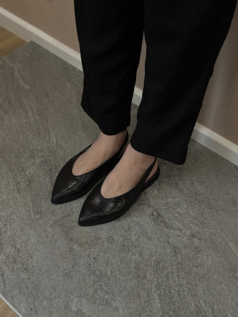 PREMIUM Balerini piele - black [3]