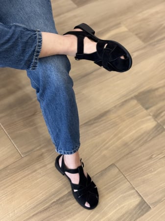 Sandale negre - new trend [3]