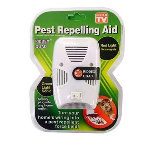 Aparat antidaunatori Pest Repelling Aid﻿ dispune de un sistem ultrasonic ce tine la distanta gandacii, insectele, sobolanii [1]