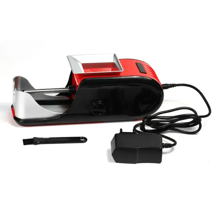 APARAT DE FĂCUT ȚIGĂRI ELECTRIC HORNS BEE GR-12-002, INJECTOR AUTOMAT, DESIGN ERGONOMIC, ECONOMISEȘTE TIMP ȘI BANI – ROȘU/NEGRU [3]