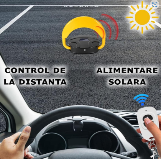 Blocator Loc Parcare Automat Cu Alimentare Solara, Panou Solar Incorpora [3]