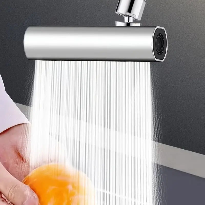 CAP DE ROBINET MULTIFUNCȚIONAL CU 4 MODURI DE PULVERIZARE, ROTIRE 360 GRADE, AERATOR PENTRU ECONOMISIRE APĂ ȘI DESIGN ERGONOMIC [4]