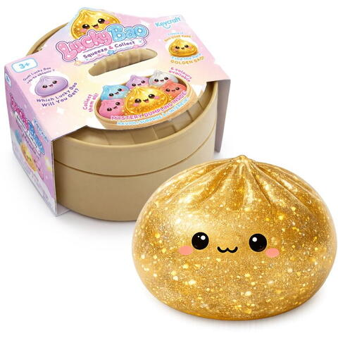 Jucărie Antistres Squishy "Steam Bunz" – Gălușcă Dim Sum cu Glitter, 6 cm [2]