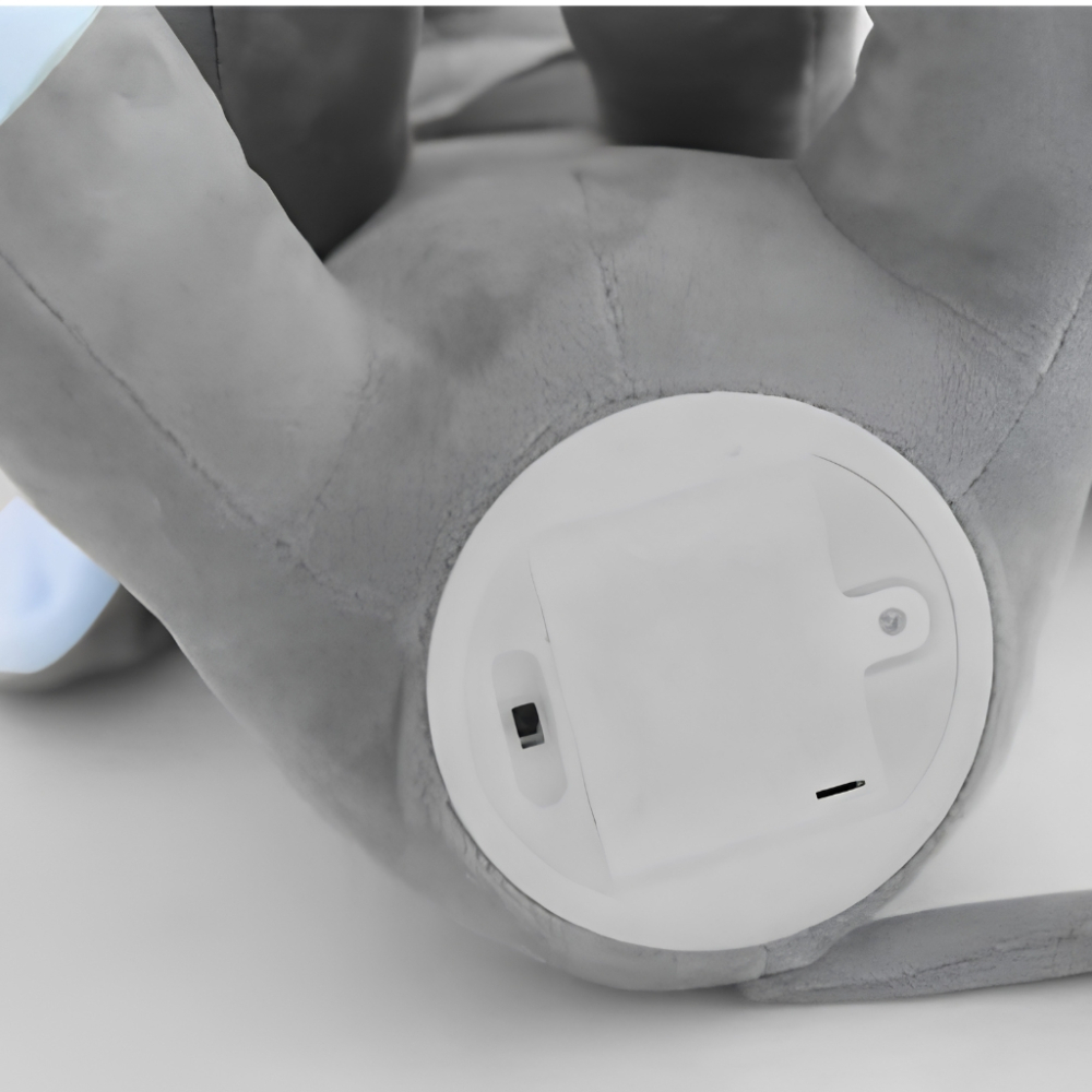 ELEFANT INTERACTIV DIN PLUȘ PEEK-A-BOO – JUCĂRIE CARE CÂNTĂ, VORBEȘTE ȘI FLUTURĂ URECHILE, CADOU IDEAL PENTRU BEBELUȘI ȘI COPII, GRI/ROZ [4]