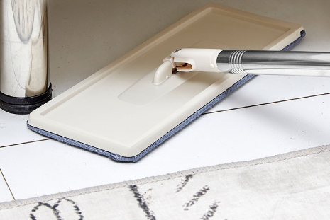 MOP DIN MICROFIBRĂ CU GĂLEATĂ CU 2 CUVE – SISTEM PROFESIONAL DE CURĂȚARE ȘI USCARE RAPIDĂ, REZERVĂ REUTILIZABILĂ, DESIGN COMPACT PENTRU ORICE SUPRAFAȚĂ [4]