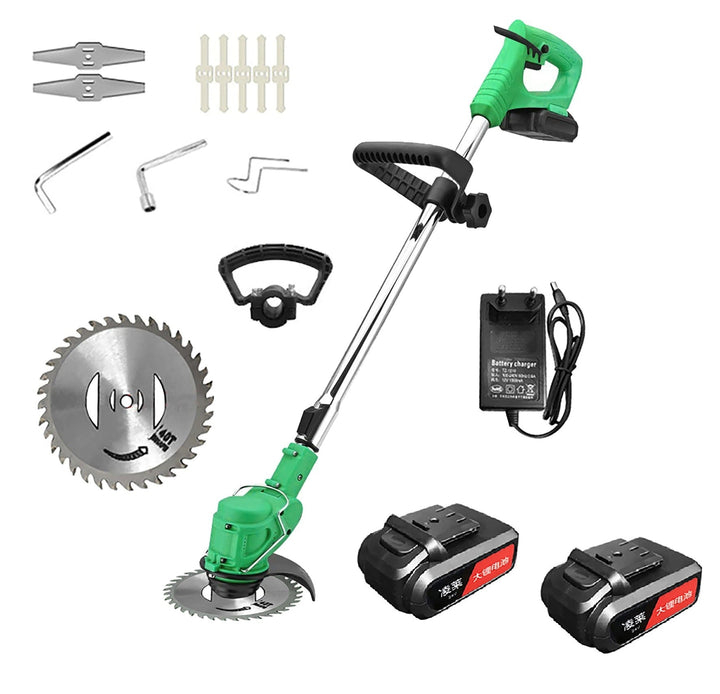 Motocoasa Electrica 800W - 2 x Acumulatori 48V, 4000 mAh, 18000 RPM, Trimmer Iarba, Gazon, Buruieni [3]