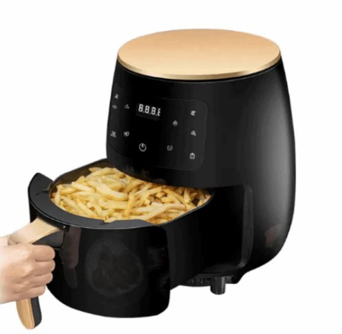 t Friteuza cu aer cald Air Fryer, 2400w, 6L, afisaj digital+cadou set de hartie pentru friteuza [2]