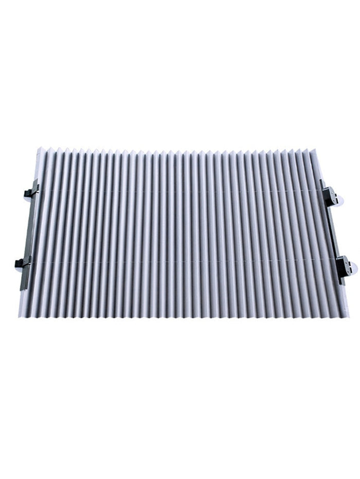 PARASOLAR RETRACTABIL PARBRIZ AUTO 150 X 65 CM, CU 4 VENTUZE , PROTECȚIE TERMICĂ ȘI UV, RULOU PARASOLAR AUTO AJUSTABIL [2]