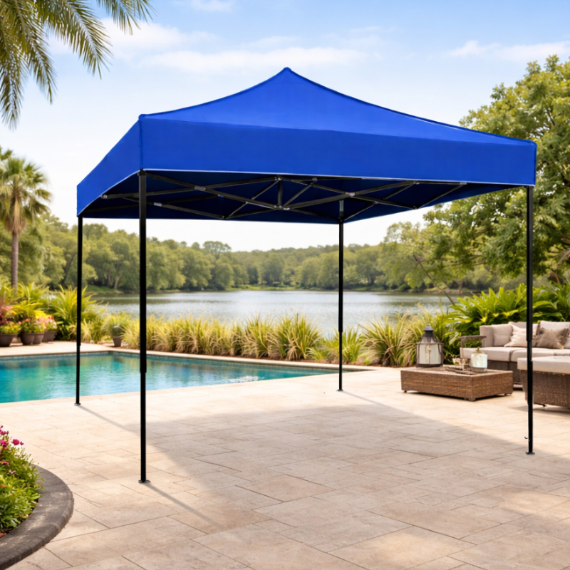 Pavilion Pliabil 3×3 m , pentru Exterior, Cort Evenimente cu Structură Metalică și Acoperiș Impermeabil, Montaj Rapid, Ideal pentru Grădină, Terasă, Camping [2]