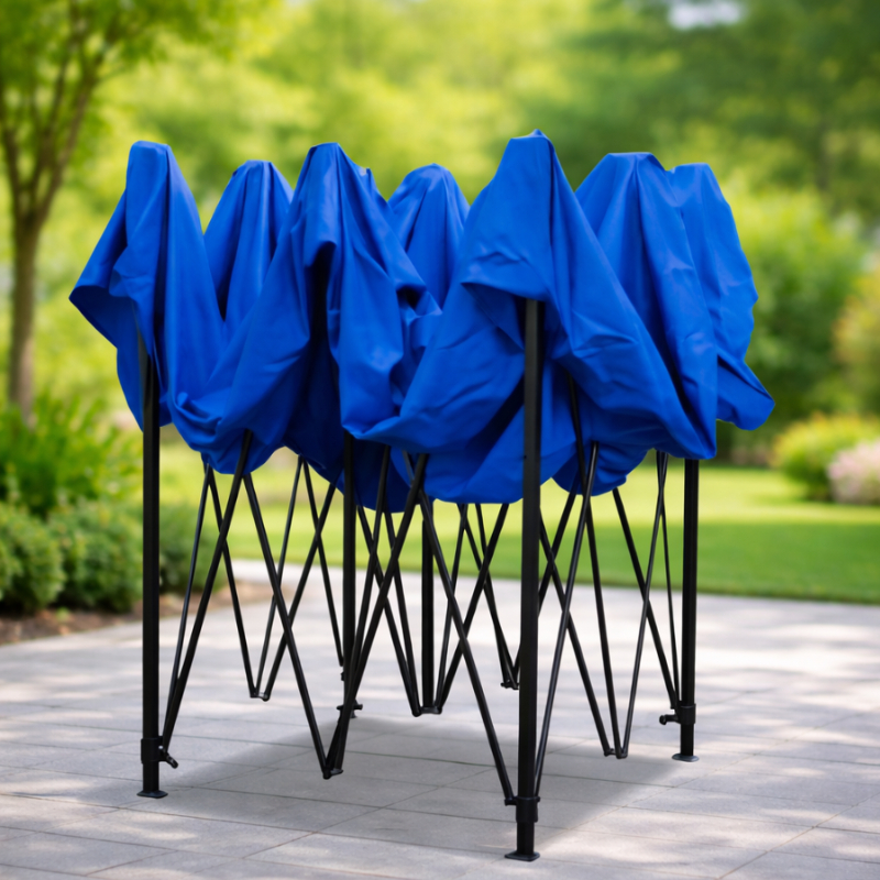 Pavilion Pliabil 3×3 m , pentru Exterior, Cort Evenimente cu Structură Metalică și Acoperiș Impermeabil, Montaj Rapid, Ideal pentru Grădină, Terasă, Camping [3]