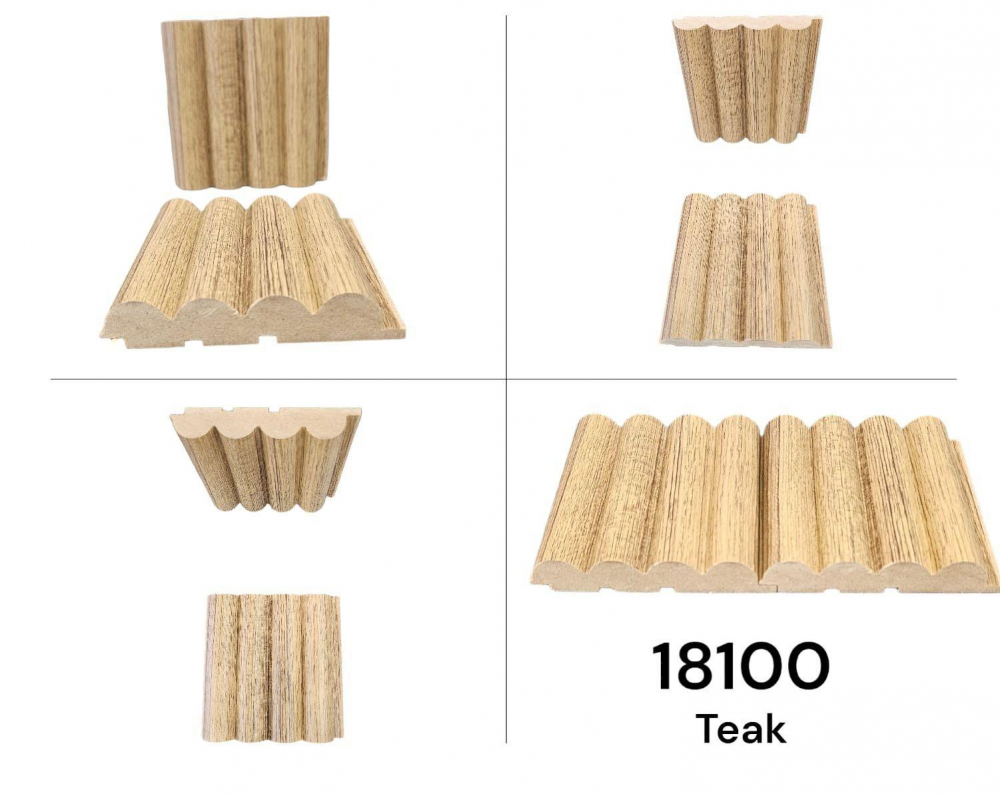 Riflaj Decorativ MDF TEAK 280*12 cm [1]