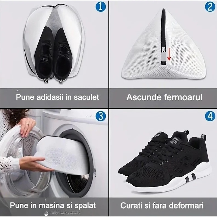 Set 2 saci pentru spalare si uscare incaltaminte [4]