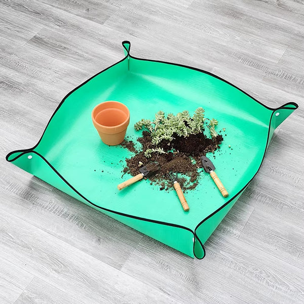 SET 2 HUSE PENTRU PLANTAT IMPERMEABILE ȘI ANTIDERAPANTE – SUPORT GRĂDINĂRIT CURAT, MATERIAL REZISTENT, PLIABIL ȘI REUTILIZABIL, IDEAL PENTRU APARTAMENT [2]