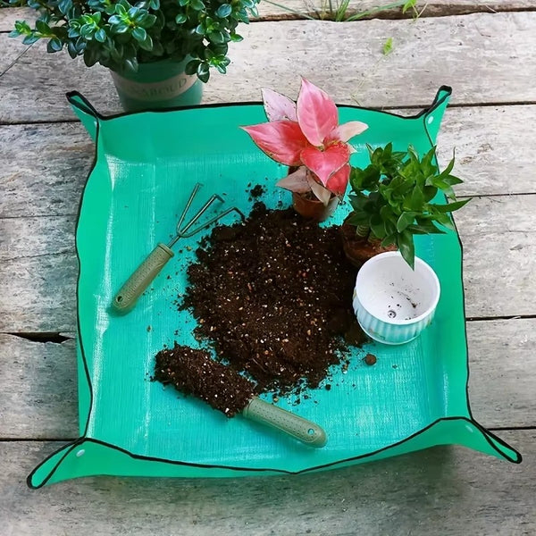 SET 2 HUSE PENTRU PLANTAT IMPERMEABILE ȘI ANTIDERAPANTE – SUPORT GRĂDINĂRIT CURAT, MATERIAL REZISTENT, PLIABIL ȘI REUTILIZABIL, IDEAL PENTRU APARTAMENT [6]
