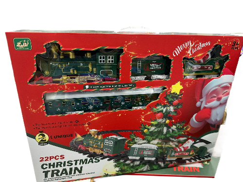Set trenulet electric pentru brad de craciun , , 22 piese [1]