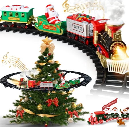 Set trenulet electric pentru brad de craciun , , 22 piese [3]