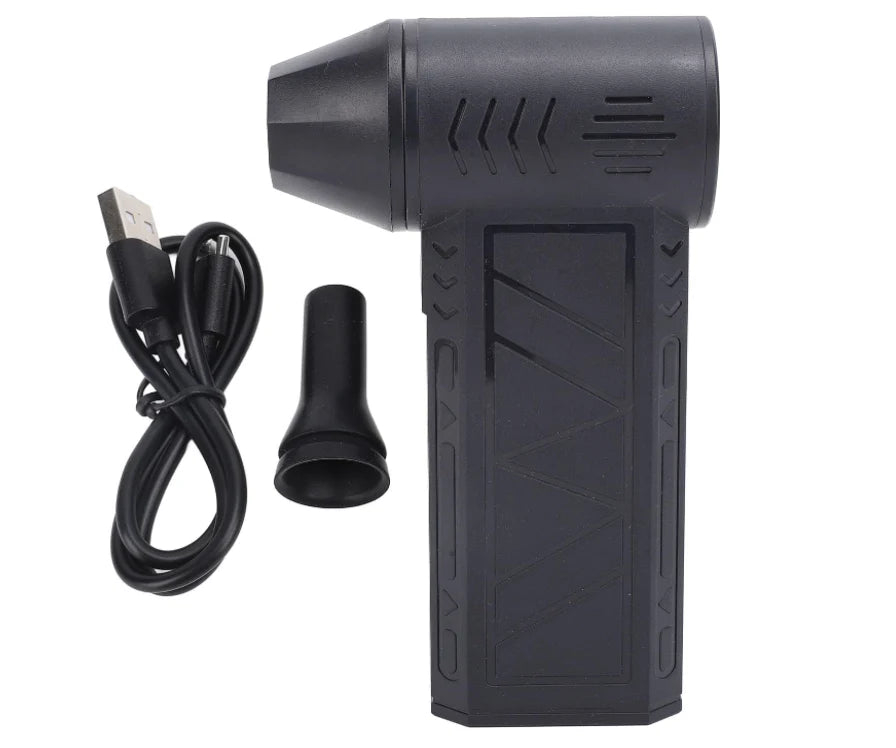 SUFLANTĂ DE AER PORTABILĂ TURBO FAN, 4 TREPTE DE VITEZĂ, ACUMULATOR 5000 MAH, MOTOR BRUSHLESS – MINI JET FAN PENTRU CURĂȚARE, USCARE ȘI OUTDOOR [4]