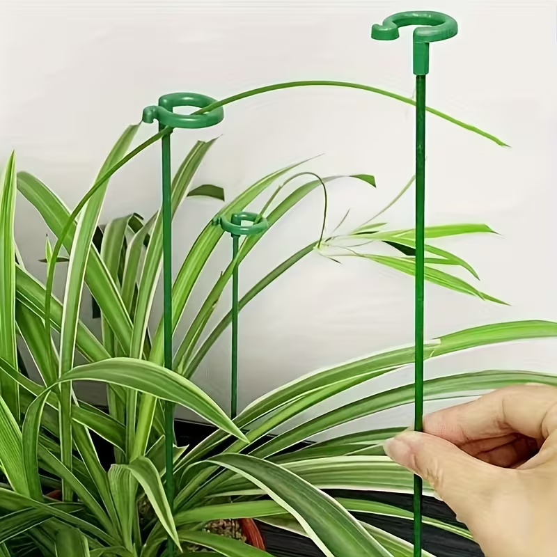 SET 10 SUPORTURI DE ÎNDREPTARE PENTRU PLANTE – CLEME DE FIXARE ȘI DIRIJARE, IDEALE PENTRU PLANTE AGĂȚĂTOARE, FLORI ȘI LEGUME, DESIGN DISCRET ȘI REZISTENT [5]