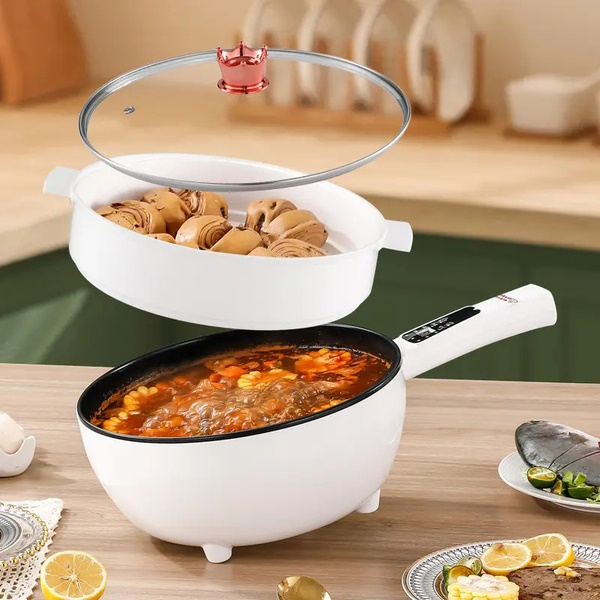 Tigaie Electrica 26cm , 3L Capacitate, cu Panou de Control Inteligent, Protectie Termica [7]