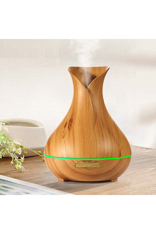 UMIDIFICATOR ULTRASONIC ȘI DIFUZOR DE AROME – DISPOZITIV PENTRU PURIFICAREA ȘI HIDRATAREA AERULUI, DESIGN MODERN ȘI TEHNOLOGIE SILENȚIOASĂ PENTRU RELAXARE [2]