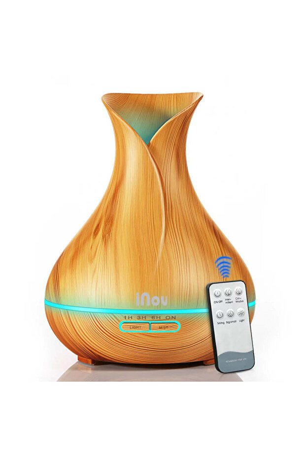 UMIDIFICATOR ULTRASONIC ȘI DIFUZOR DE AROME – DISPOZITIV PENTRU PURIFICAREA ȘI HIDRATAREA AERULUI, DESIGN MODERN ȘI TEHNOLOGIE SILENȚIOASĂ PENTRU RELAXARE [4]