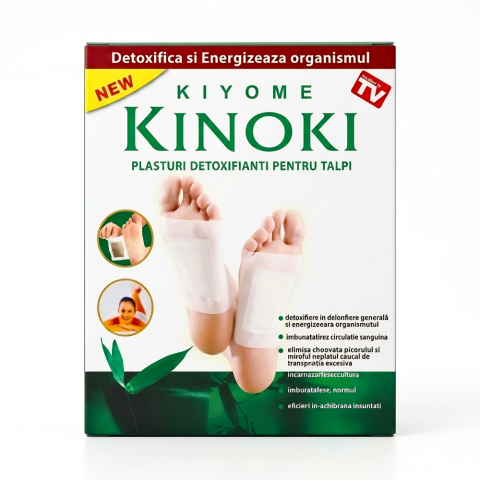 OFERTE TOP - SET 2 CUTII PLASTURI DETOXIFIANȚI KINOKI (20 BUCĂȚI) – FORMULĂ NATURALĂ PENTRU ELIMINAREA TOXINELOR, ÎMBUNĂTĂȚIREA SOMNULUI ȘI REVIGORARE GENERALĂ