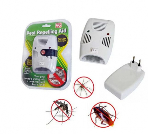 Aparat antidaunatori Pest Repelling Aid﻿ dispune de un sistem ultrasonic ce tine la distanta gandacii, insectele, sobolanii [2]