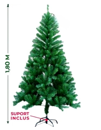 Brad de Craciun 180cm + Set complet accesorii pentru impodobit [2]